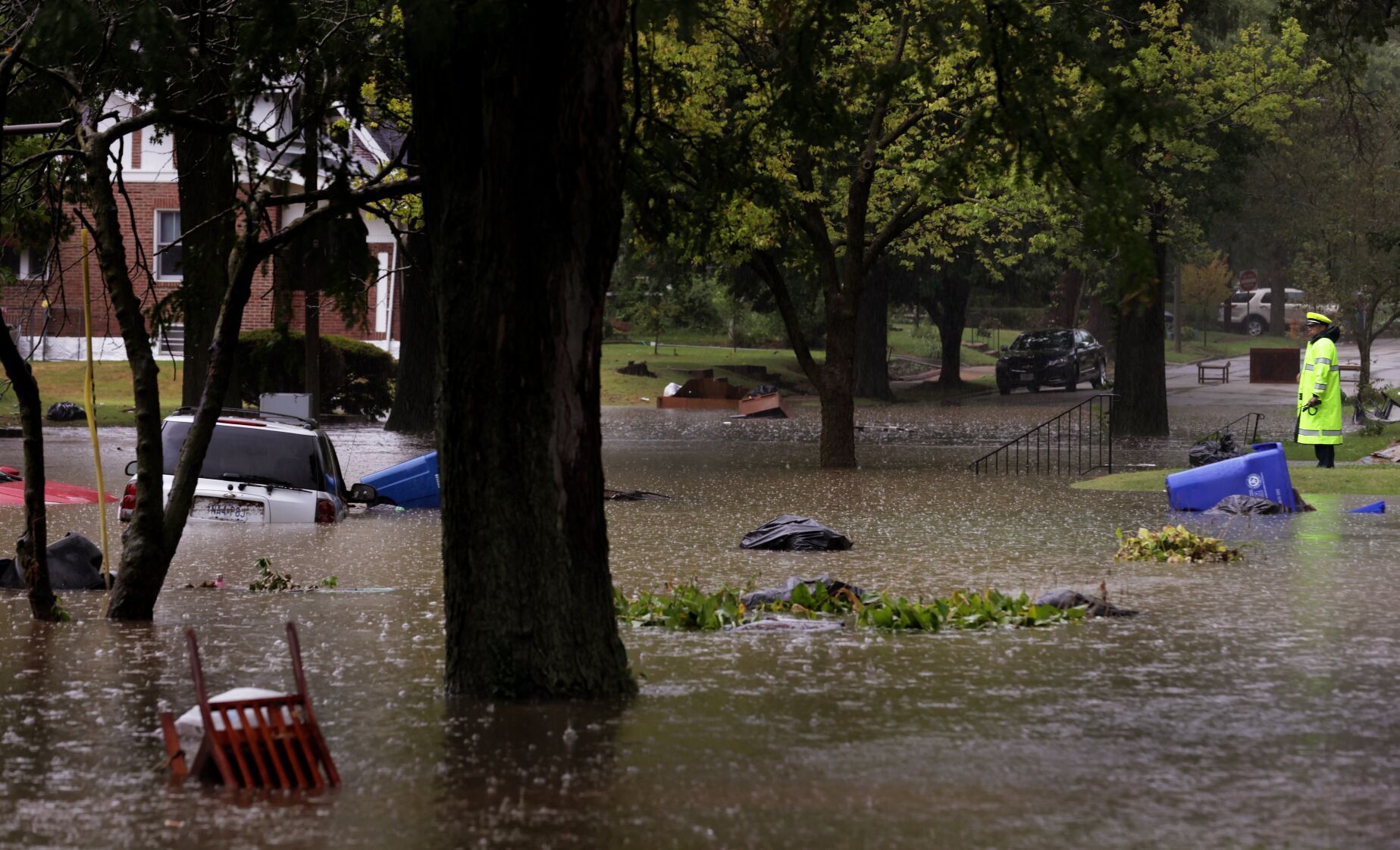 Afternoon showers added to area flooding woes